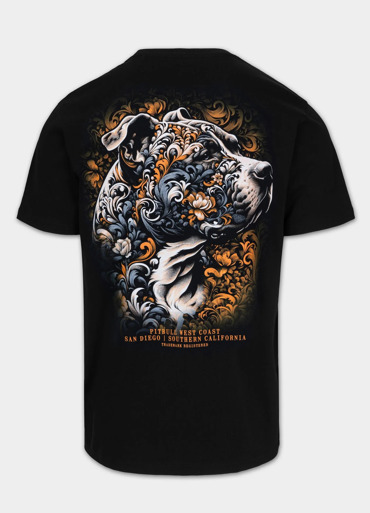 Pitbull Sports Tattoo Tshirt-black